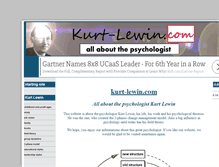 Tablet Screenshot of kurt-lewin.com